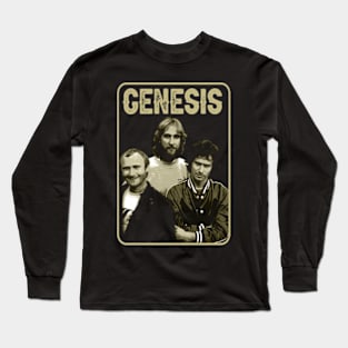 The Musical Box Moda Genesis Band Tees, Unlock a Pandora's Box of Progressive Rock Style Long Sleeve T-Shirt